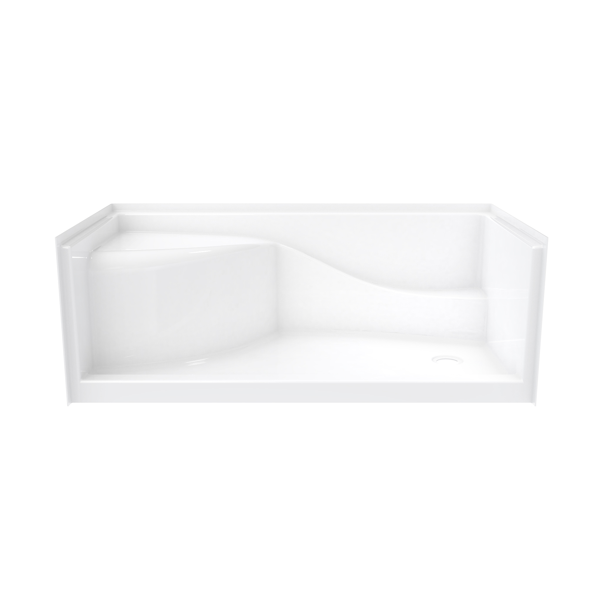 6030span Acrylx Alcove Shower Base In view 11