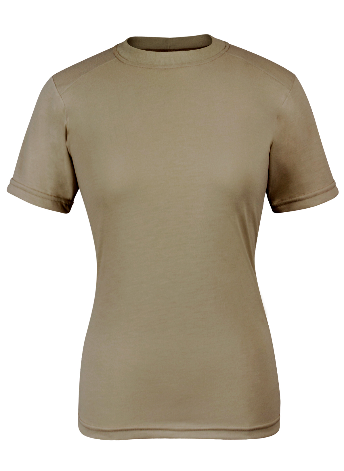 DF4-505TSW-TN Women's Ultra-Lightweight Short Sleeve Tee Tan.jpg