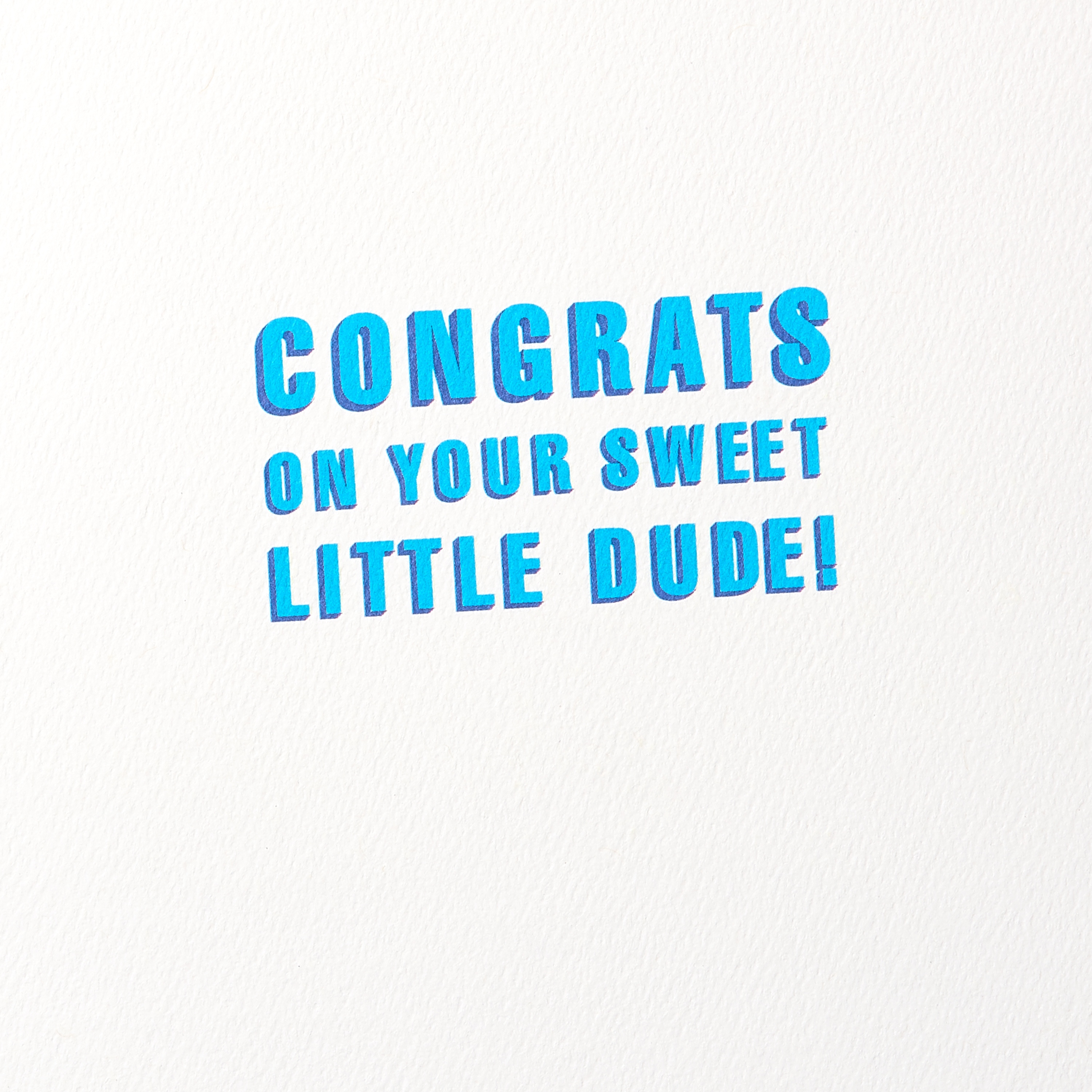Bawler New Baby Boy Congratulations Greeting Card image