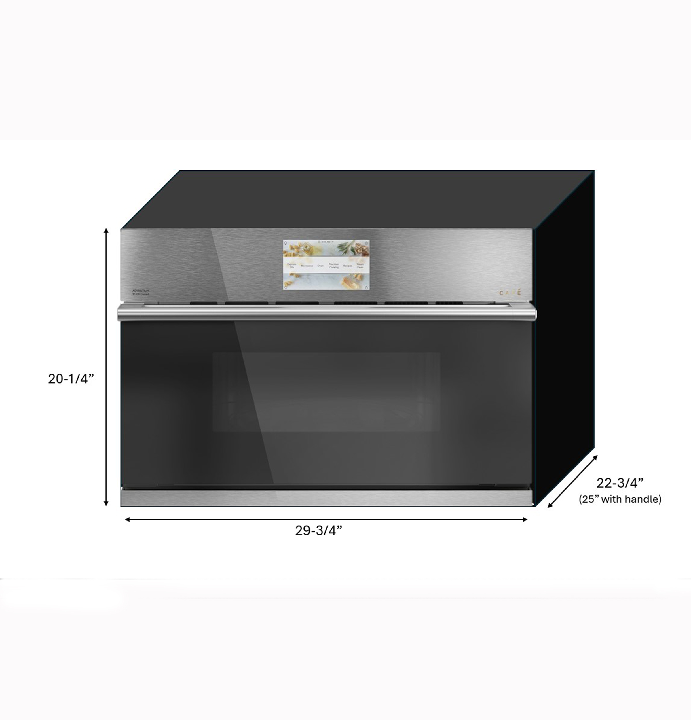 Café™ 30" Platinum Glass Electric Speed Oven view 4
