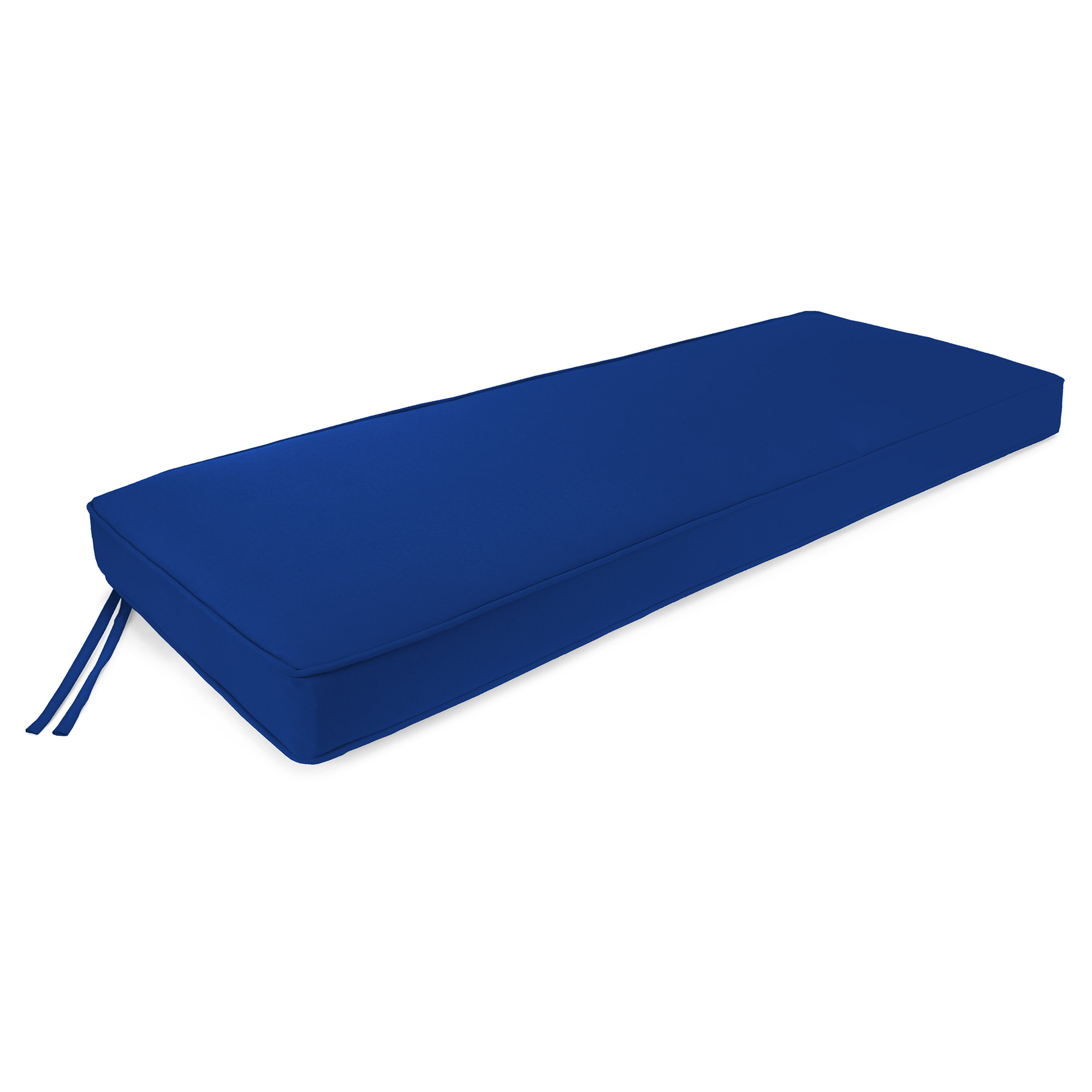 New Outdoor Settee Swing Bench Cushion with Ties and Welt 47" x 17", UV Treated - Picture 14 of 16