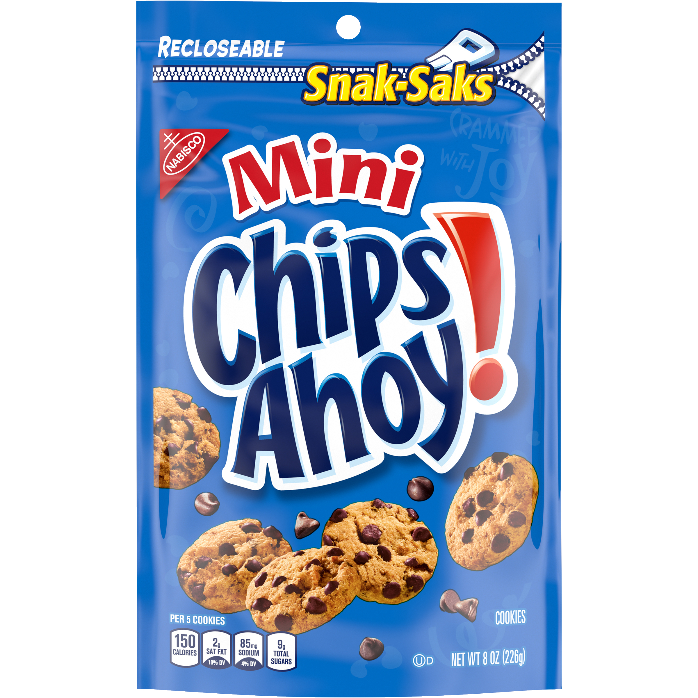 CHIPS AHOY! Mini Original Chocolate Chip Cookies, Snak-Sak, 8 oz-1