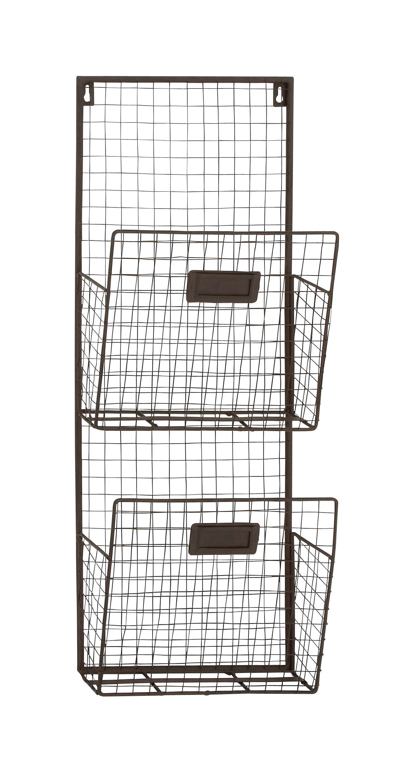Black Metal  Magazine Rack Holder, 10" x 4" x 27"