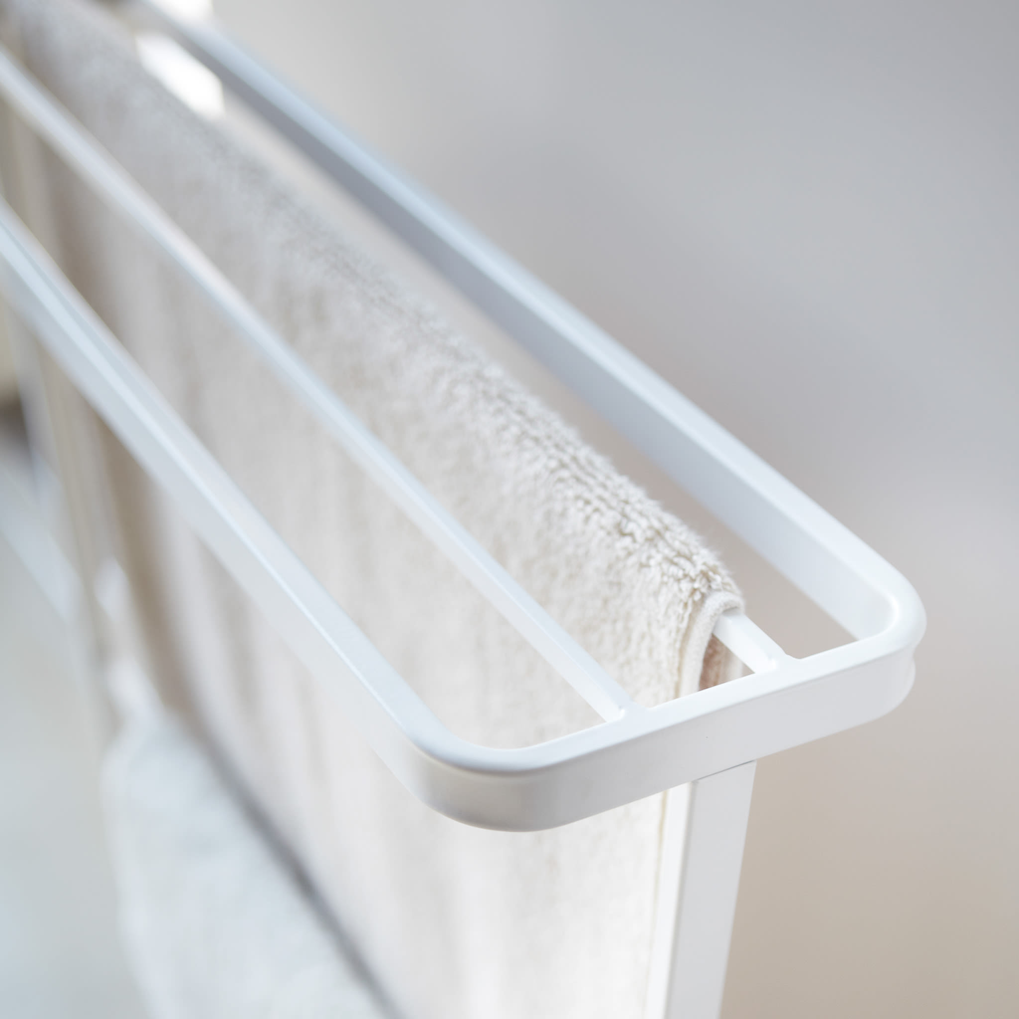Bath Towel Hanger : Fits Small and Large Towels