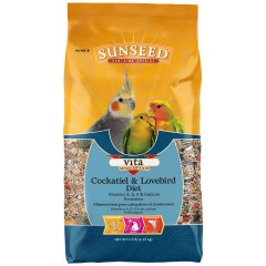 Image of Sunseed Vita Sunscription Cockatiel & Lovebird Food, 2.5 lb