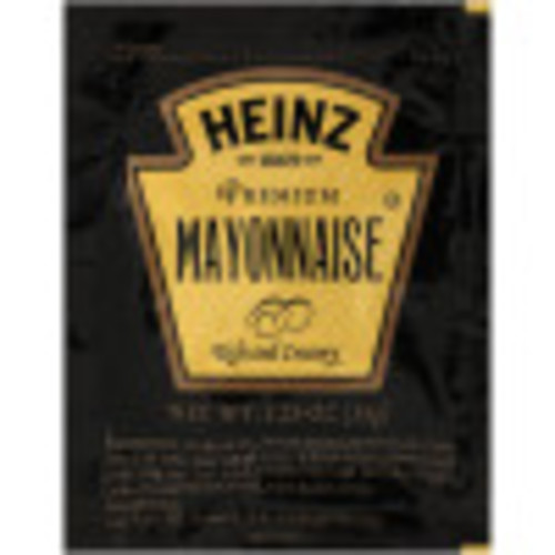 HEINZ Single Serve Mayonnaise, 1.25 oz. Packets (Pack of 100) Kraft