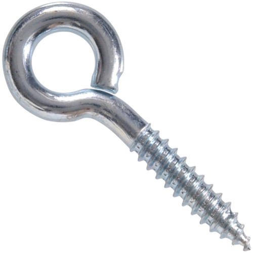 Hardware Essentials Lag Thread Screw Eye Zinc (5/16" x 31/4") 25 Pack