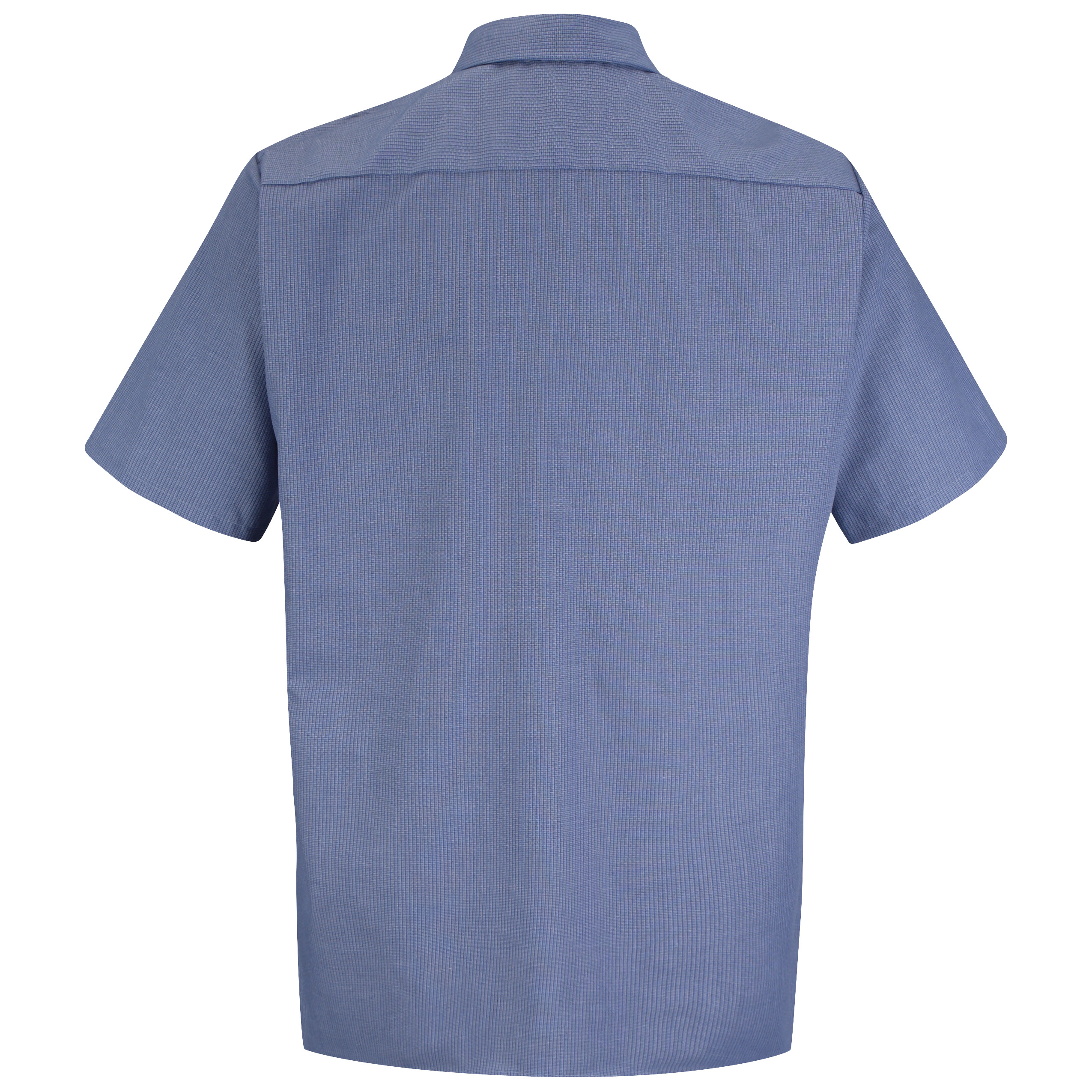 Picture of Red Kap® SP24-MICRO-CHECK Men's Short Sleeve Geometric Microcheck Work Shirt