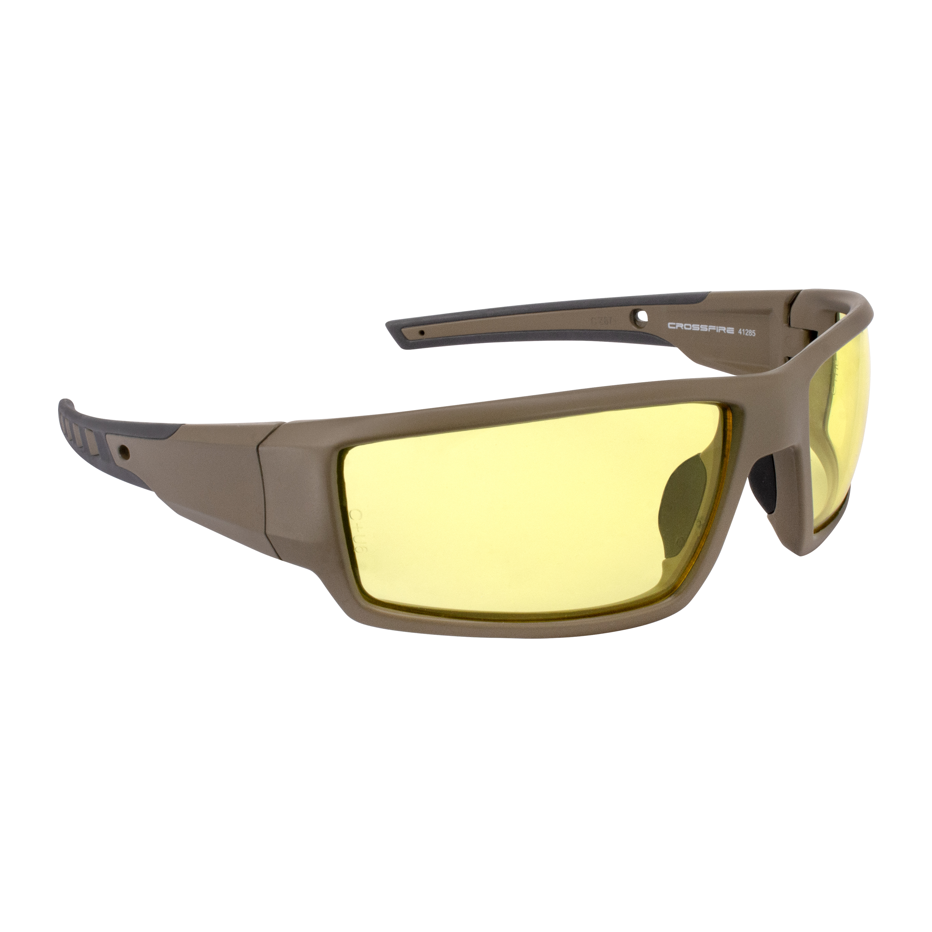Cumulus Premium Safety Eyewear - Tan SDE Frame - HD Yellow Lens