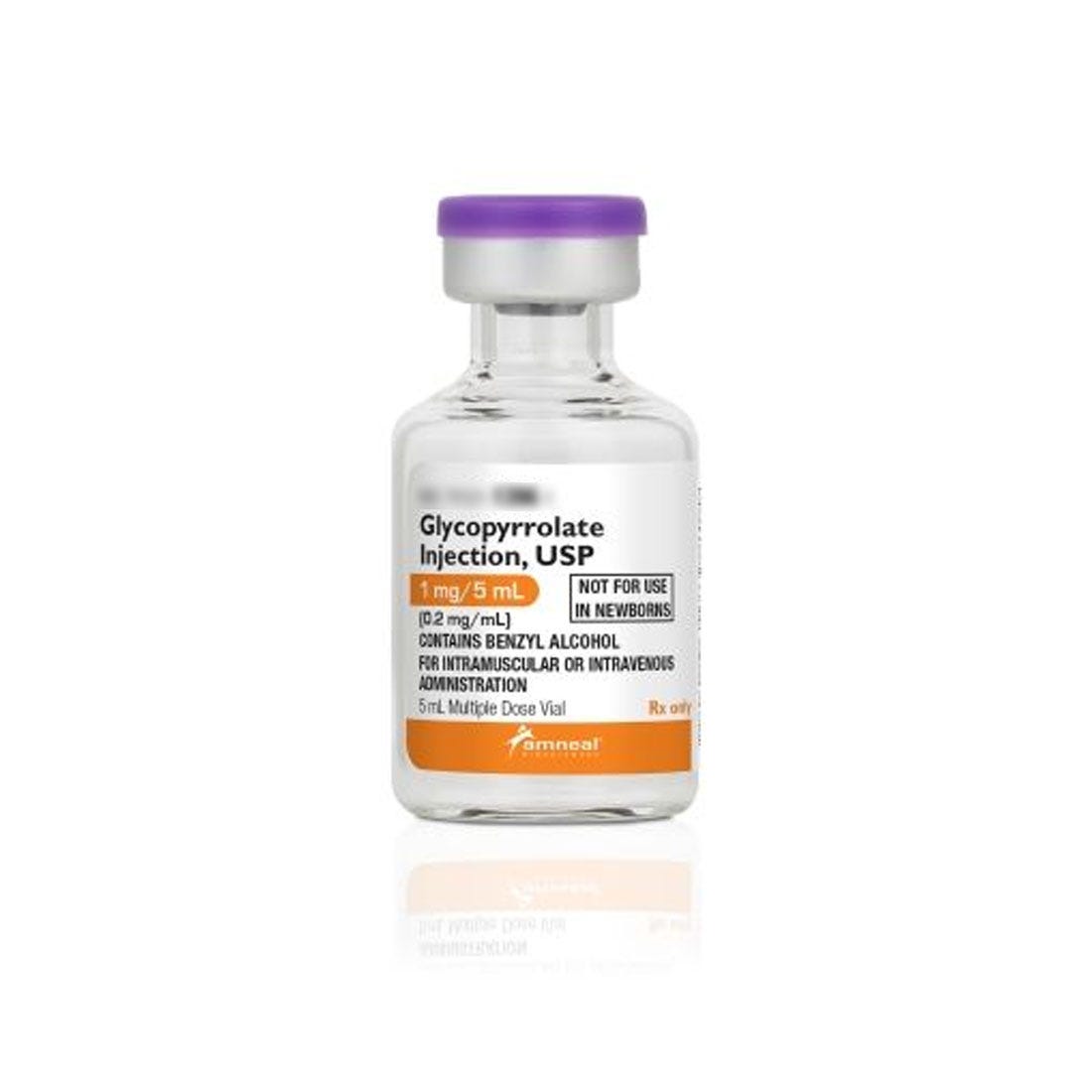 Glycopyrrolate 0.2mg/ml 5ml Multi Dose Vial