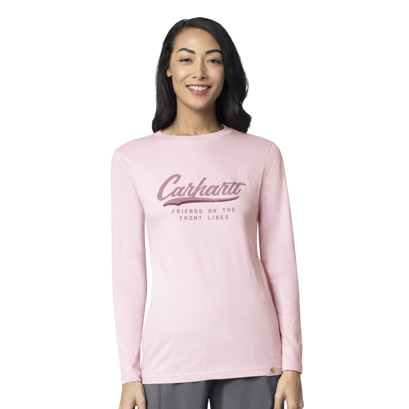 Carhartt Layers Women&#8216;s Crew Neck Long Sleeve Graphic Tee-
