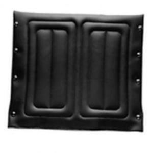 Invacare Embossed Seat Upholstery, Black, 24 x 16 Inch