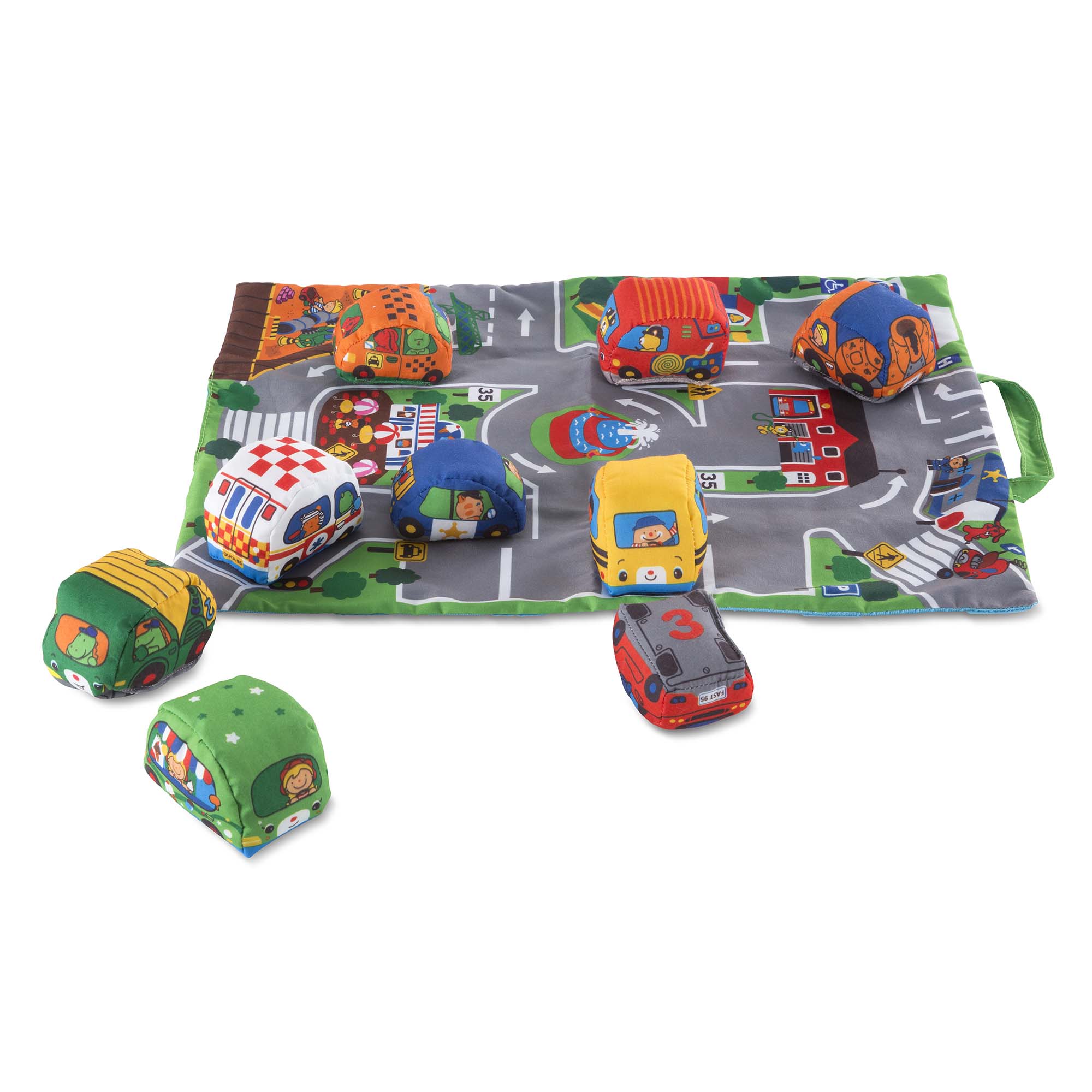 Melissa & Doug Take-Along Town Play Mat image number null
