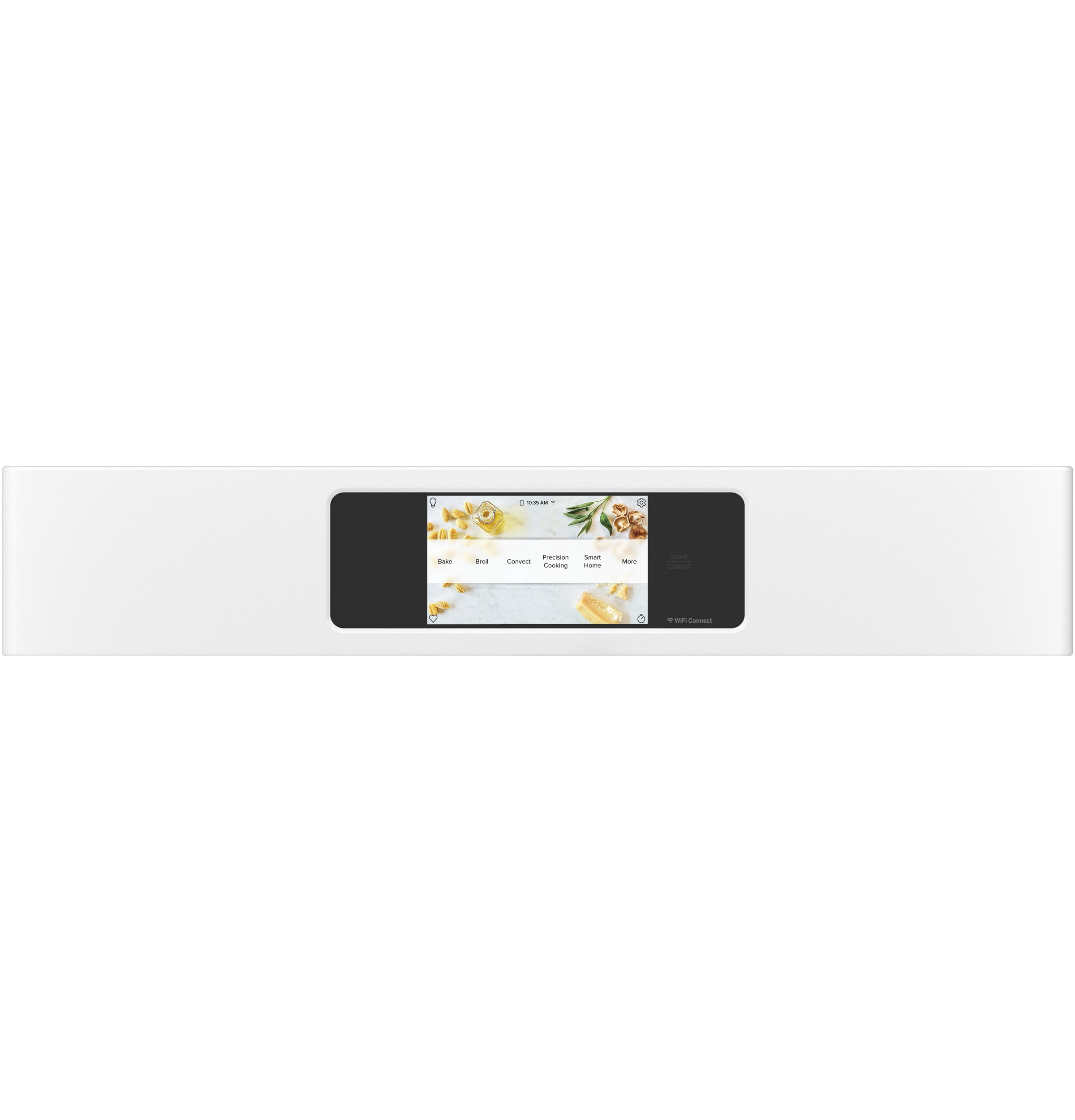 30" Width Dbl Elec French-Dr Slf & Stm Cln Conv (Both) 7" Full-Clr Tch LCD Scrn 4x Roller Rck, Meat Prb Prec Ckg, Hot-Air Fry — Connectable via built-in WiFi — Est Drop Date = JUN-26 view 4