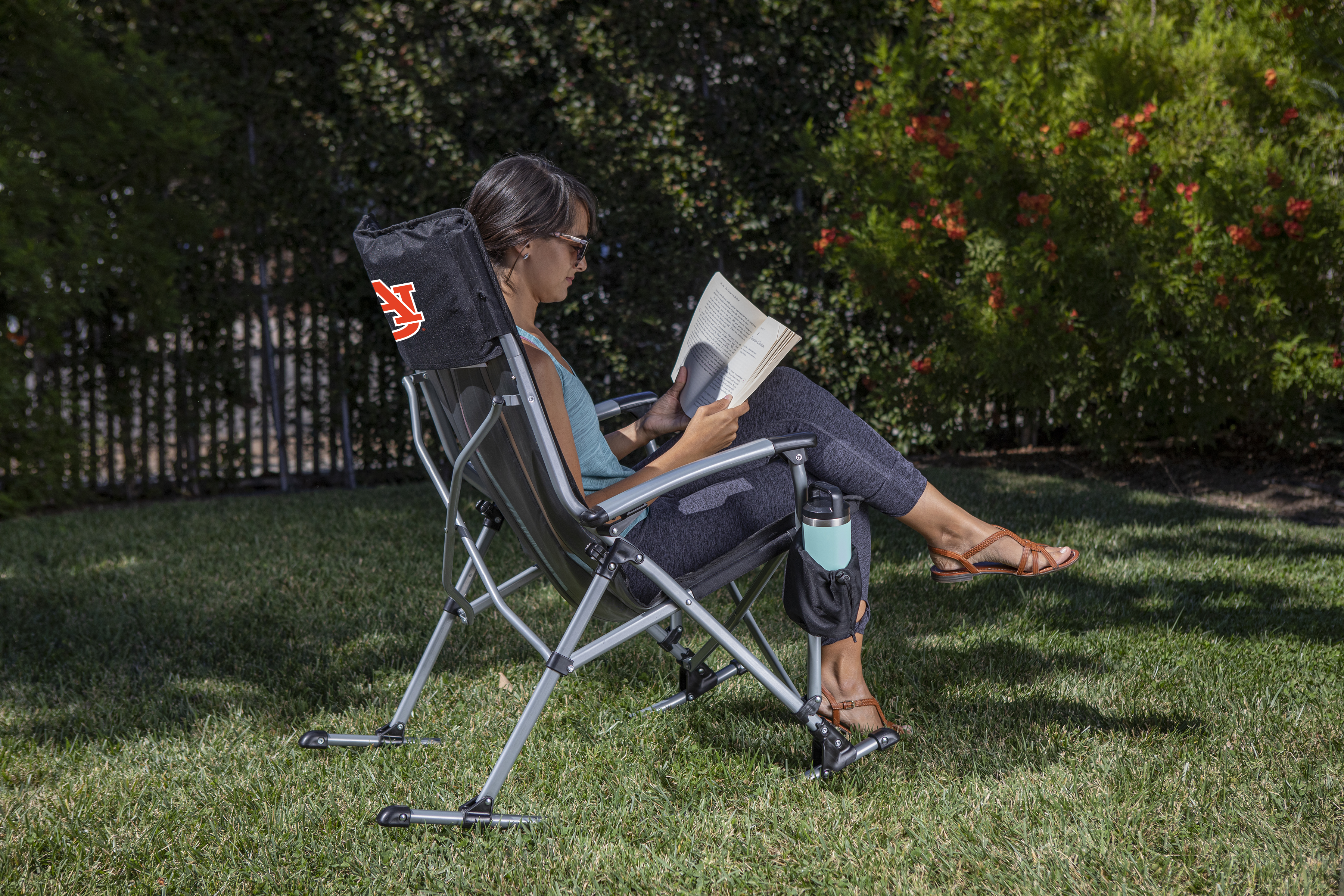 Auburn Tigers - Outdoor Rocking Camp Chair