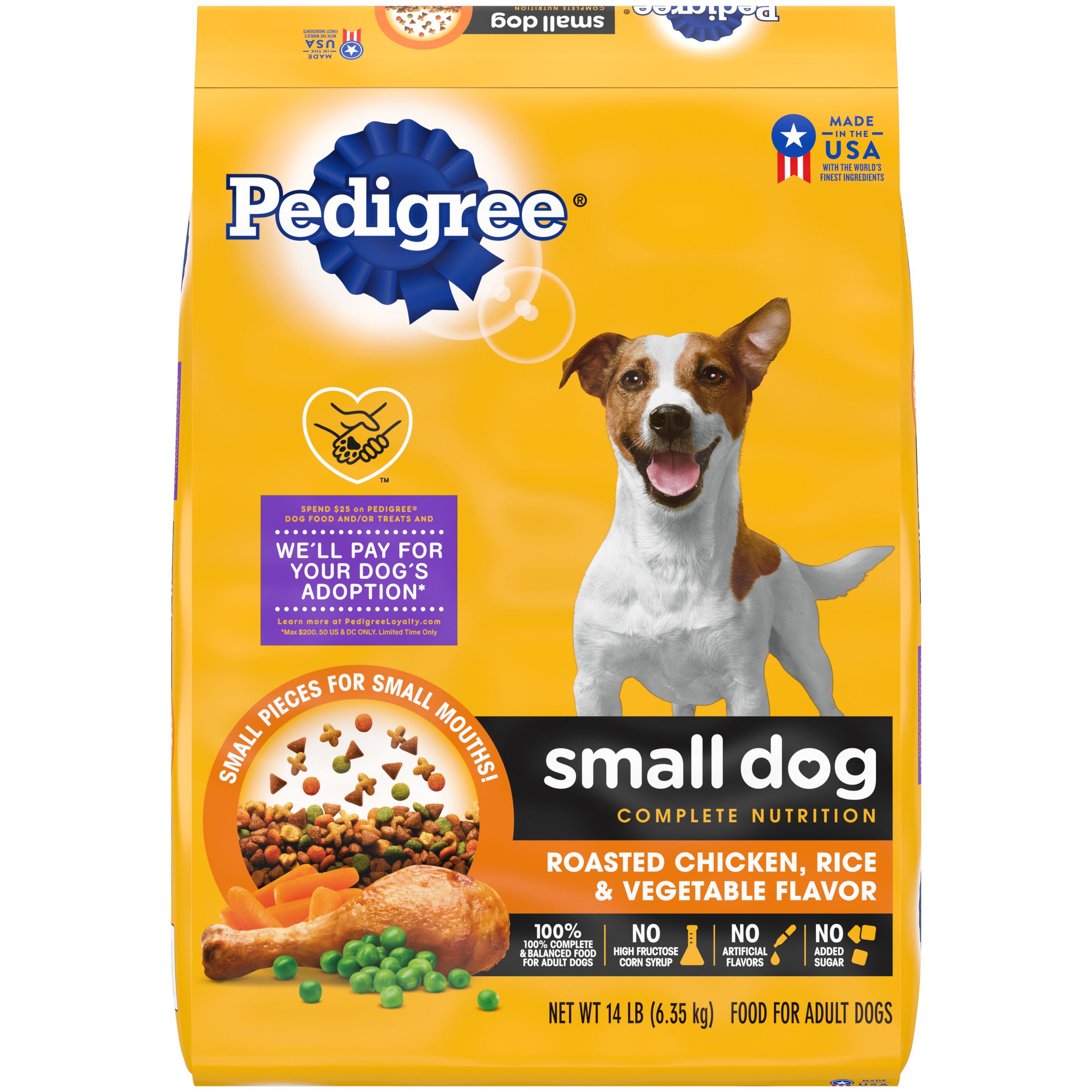 14 Lb Pedigree Small Dog Chicken - Healing/First Aid