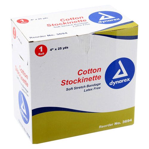 Cotton Stockinette 4"x 25yards- 1 Roll