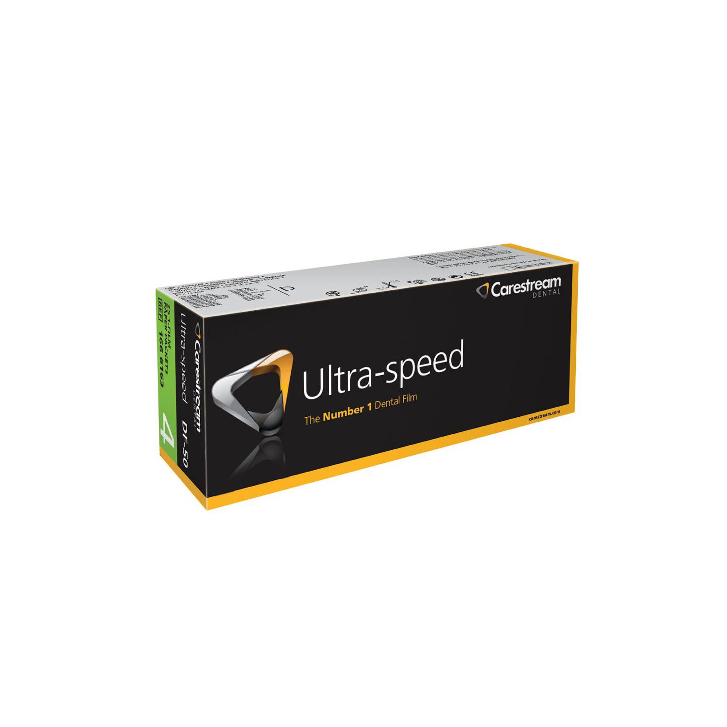 Ultra-speed™ Intraoral Dental Film, Size 4, DF-50, Occlusal Paper Packets - 25/Box