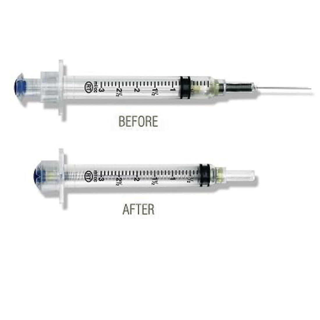 1 cc TB Syringe w/ 25 G x 1" Needle - 100/Box