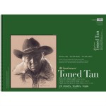 Strathmore 400 Series Sketch Paper Pad, Recycled, Toned Tan, Side Wire Binding, 24 Sheet, 18x24 inch