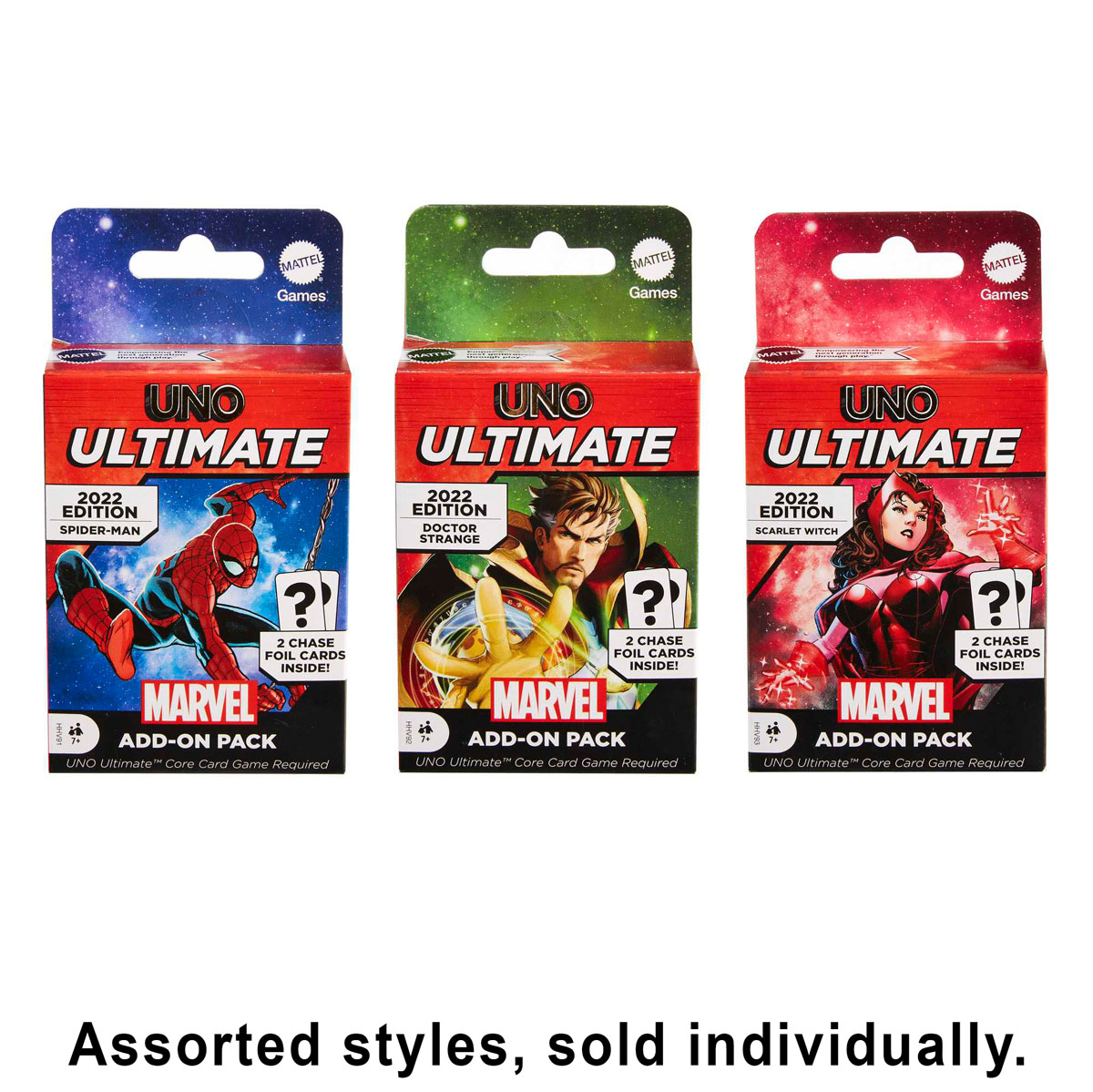 Uno Ultimate Marvel Card Game Add On Pack Assorted Characters