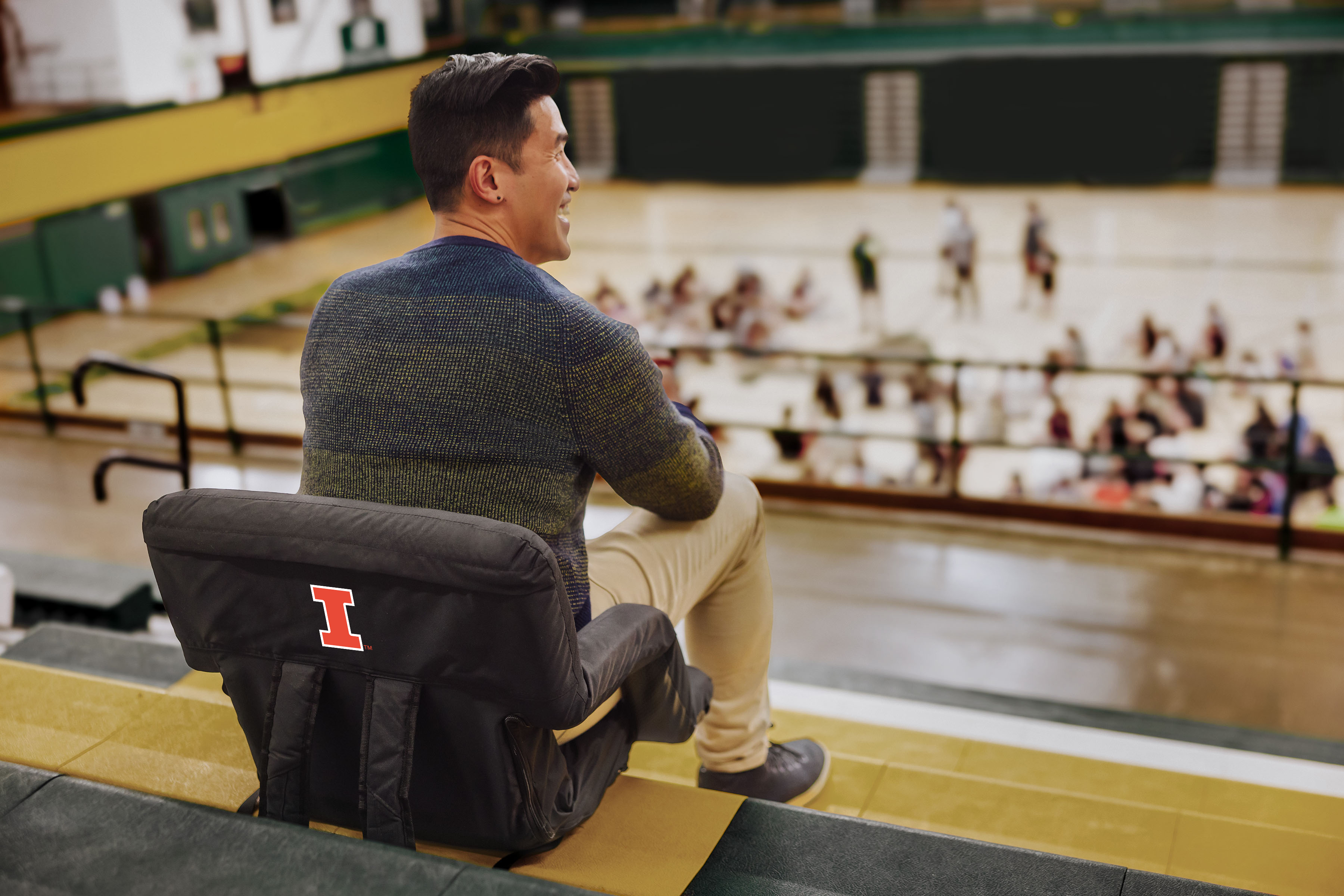 Illinois Fighting Illini - Ventura Portable Reclining Stadium Seat