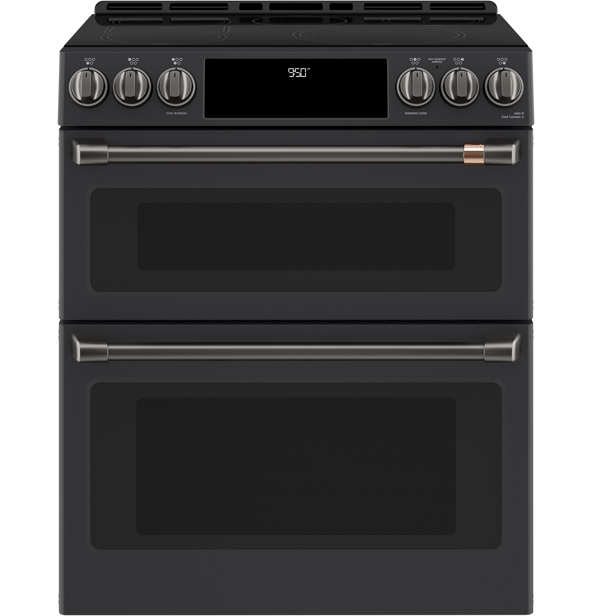 Front Cntrl Induction Knobs,Hndls Brushed Black — Not Connectable view 3