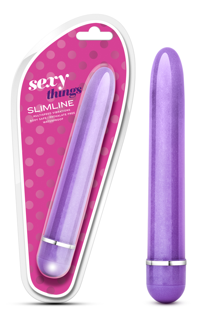 Blush Sexy Things Slimline Vibe Purple 7-Inch Vibrator