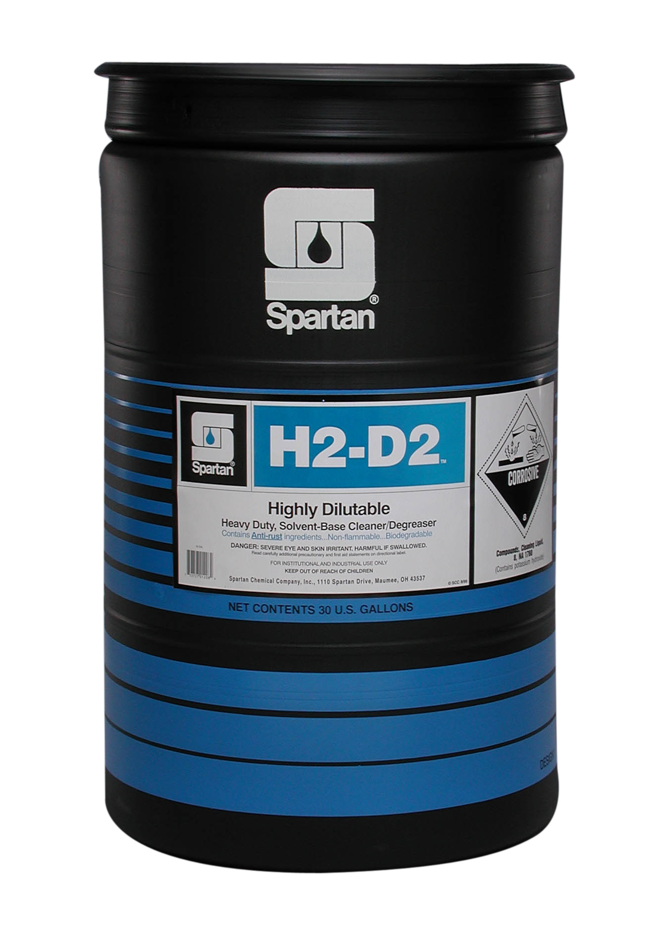 Spartan Chemical Company H2-D2, 30 GAL DRUM