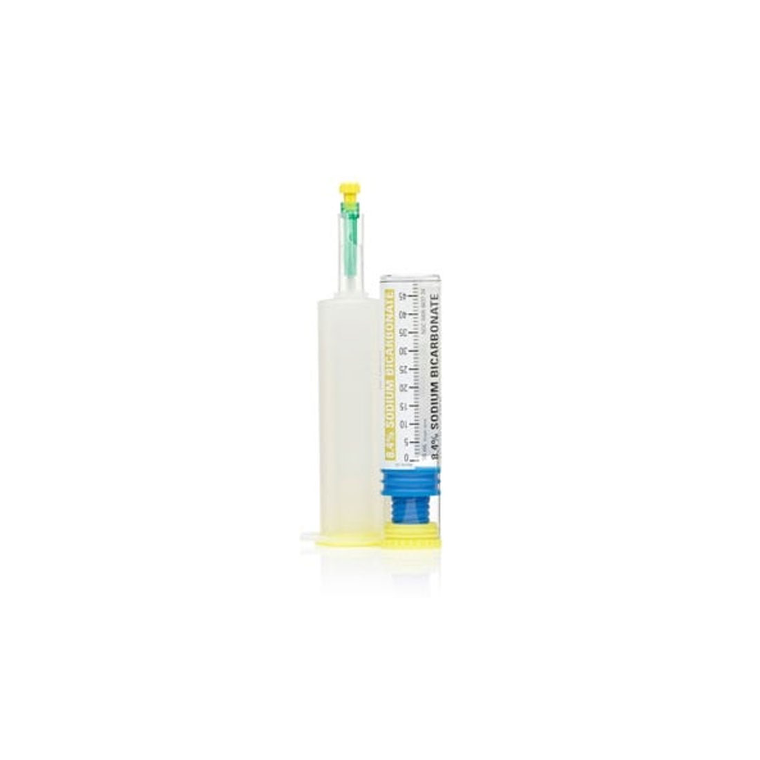 8.4% Sodium Bicarbonate 50ml LifeShield® Glass Abboject® Syringe