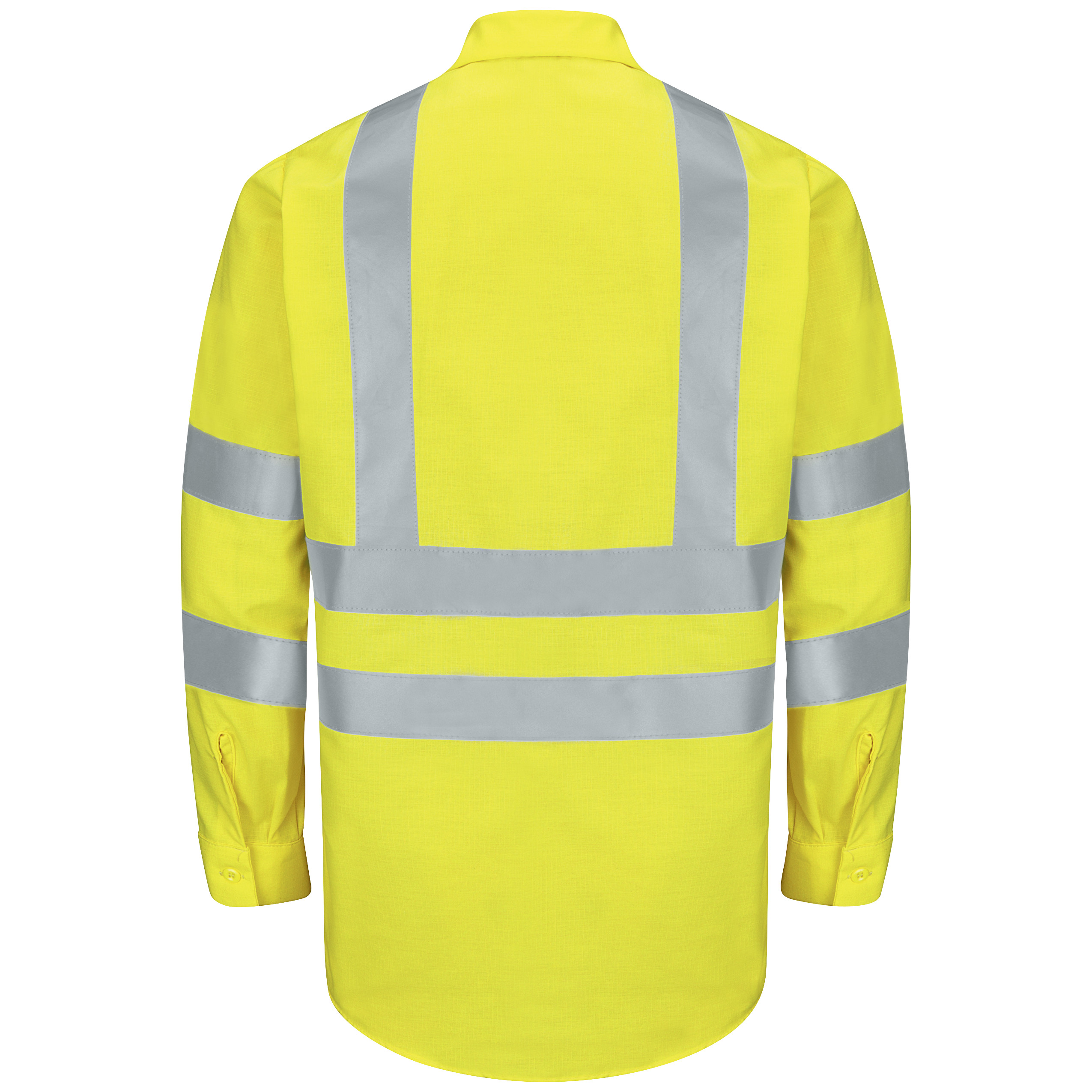 Picture of Red Kap® SY14-HV-TRC3 Men's Hi-Visibility Long Sleeve Ripstop Work Shirt - Type R, Class 3