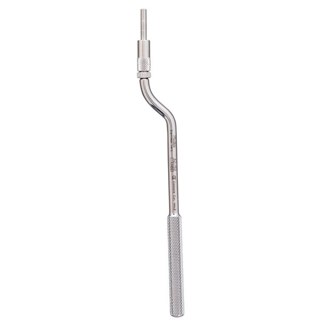 Concave Osteotome w/Stop Curved 3mm