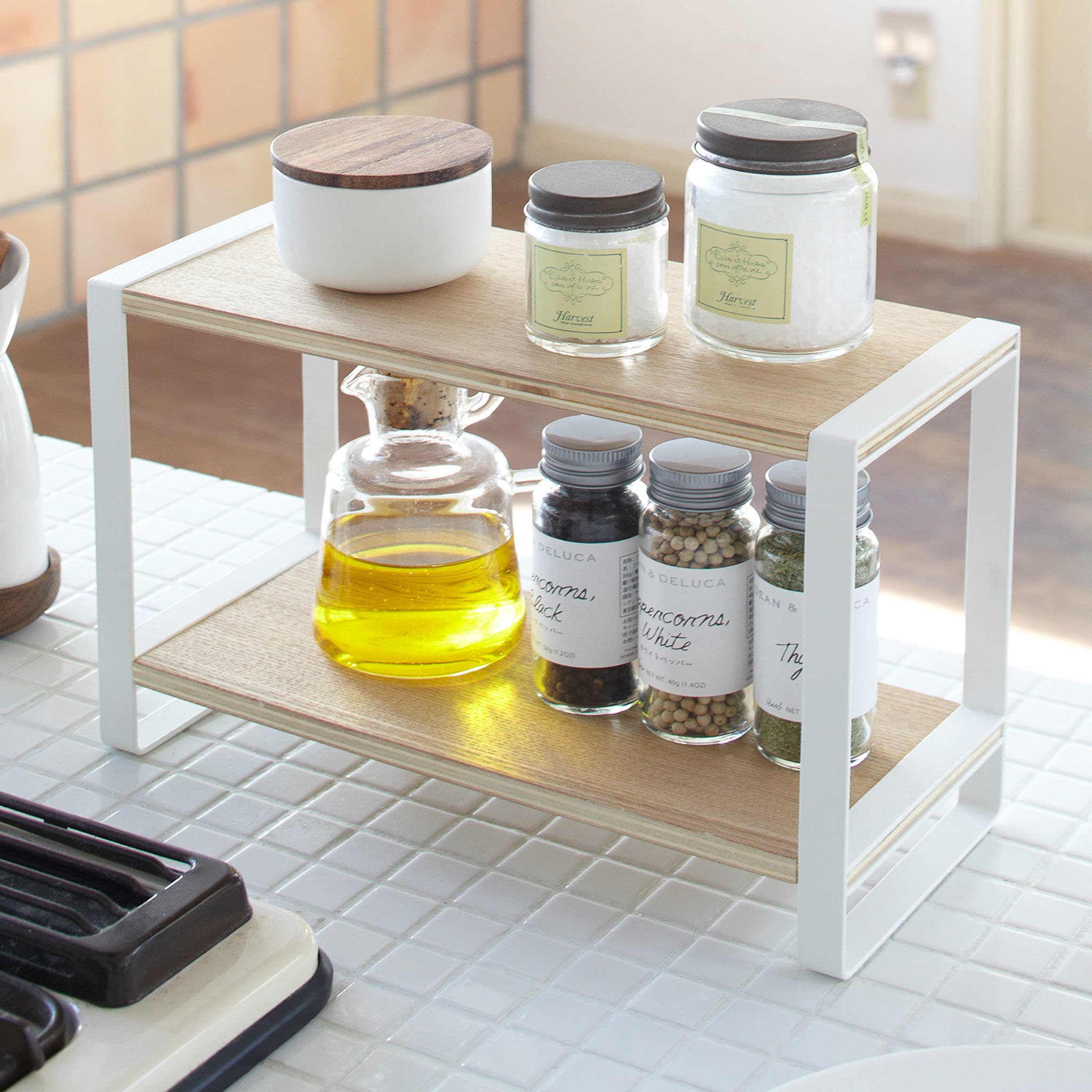 2-Tiered Kitchen Rack : Two Levels