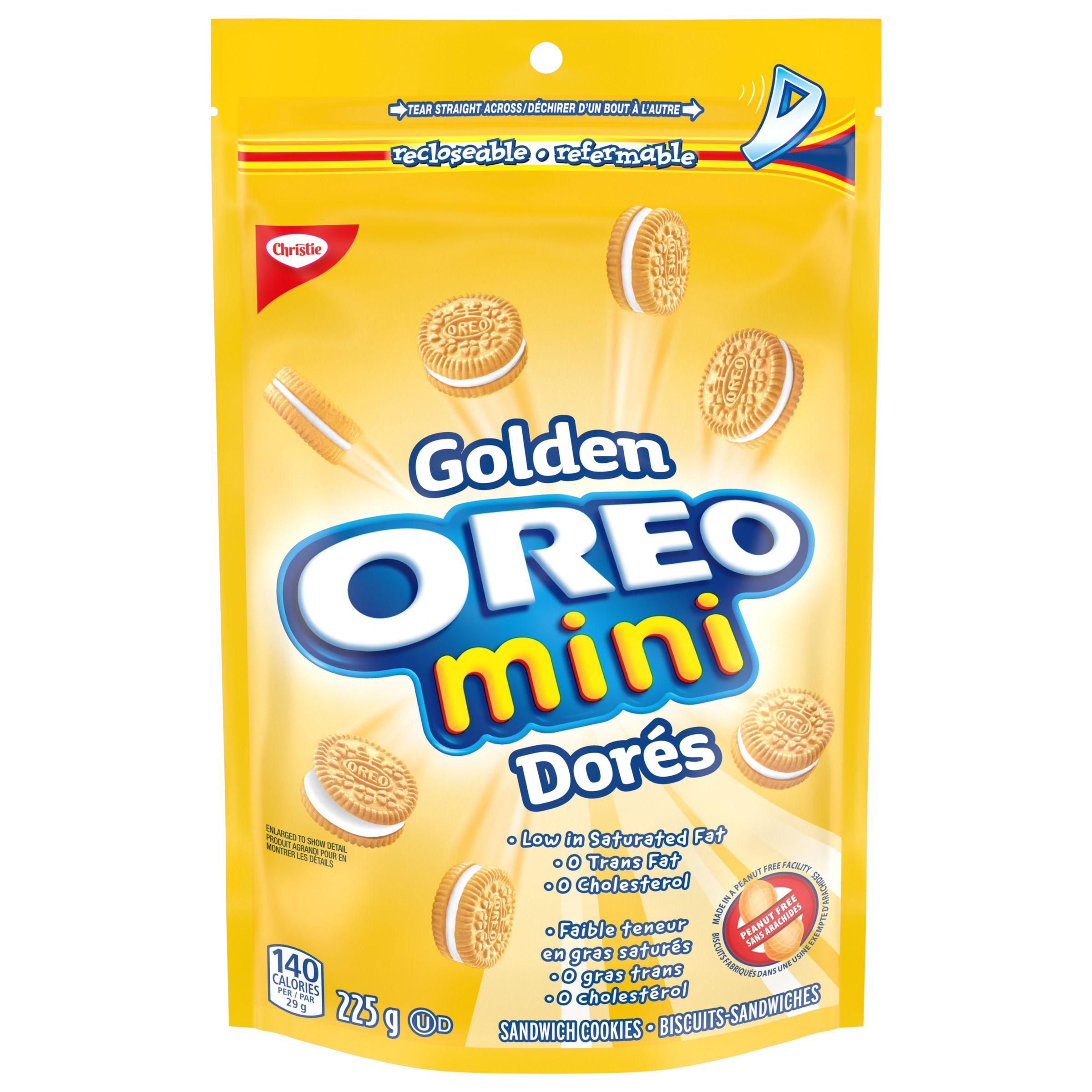 OREO Mini Golden Cookies 225 G-thumbnail-0