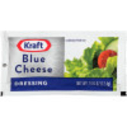 KRAFT Single Serve Roka Blue Cheese Salad Dressing, 0.44 oz. 