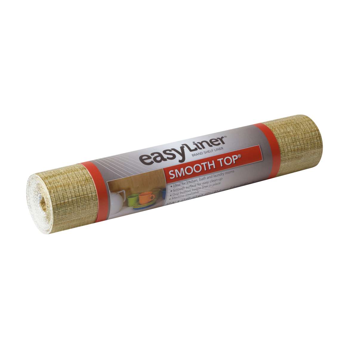 Smooth Top® Easy Liner® Brand Shelf Liner - Burlap, 12 in. x 10 ft. Image