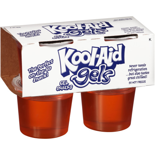  KOOL-AID Orange Gels, 3.5 oz. Cups (4/12 Count) 