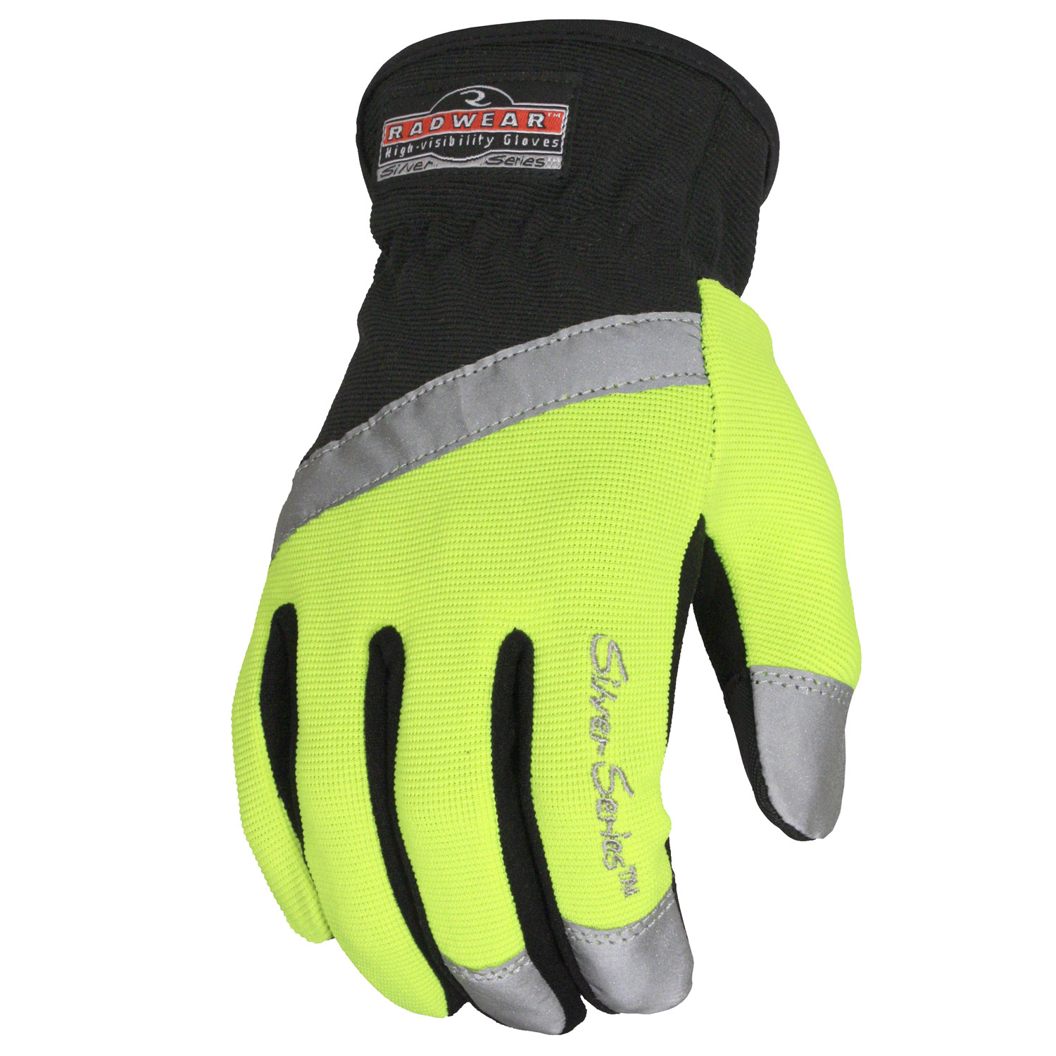 Picture of Radians RWG100 Radwear® Silver Series™ Synthetic High Visibility All Purpose Utility Glove