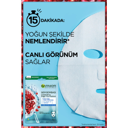 garnier nem bombası canlandırıcı kağıt maske
