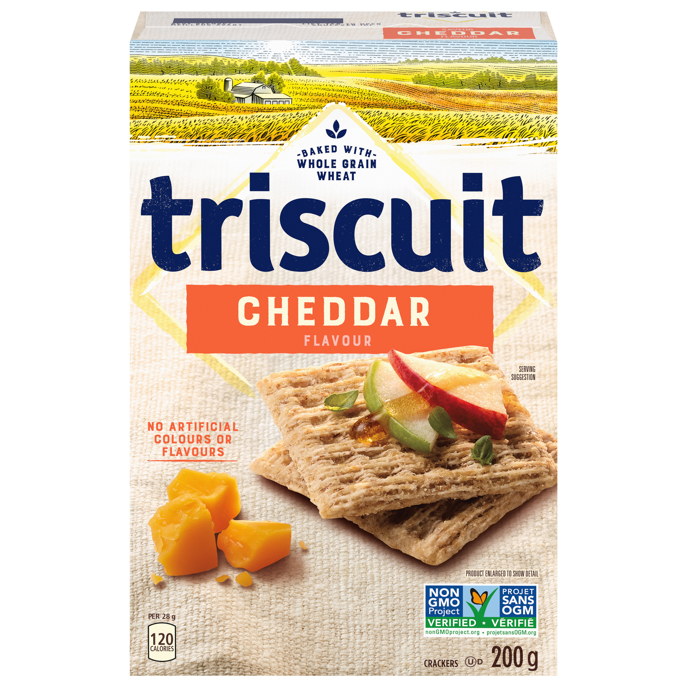 Triscuit Cheddar Crackers 200 G-0