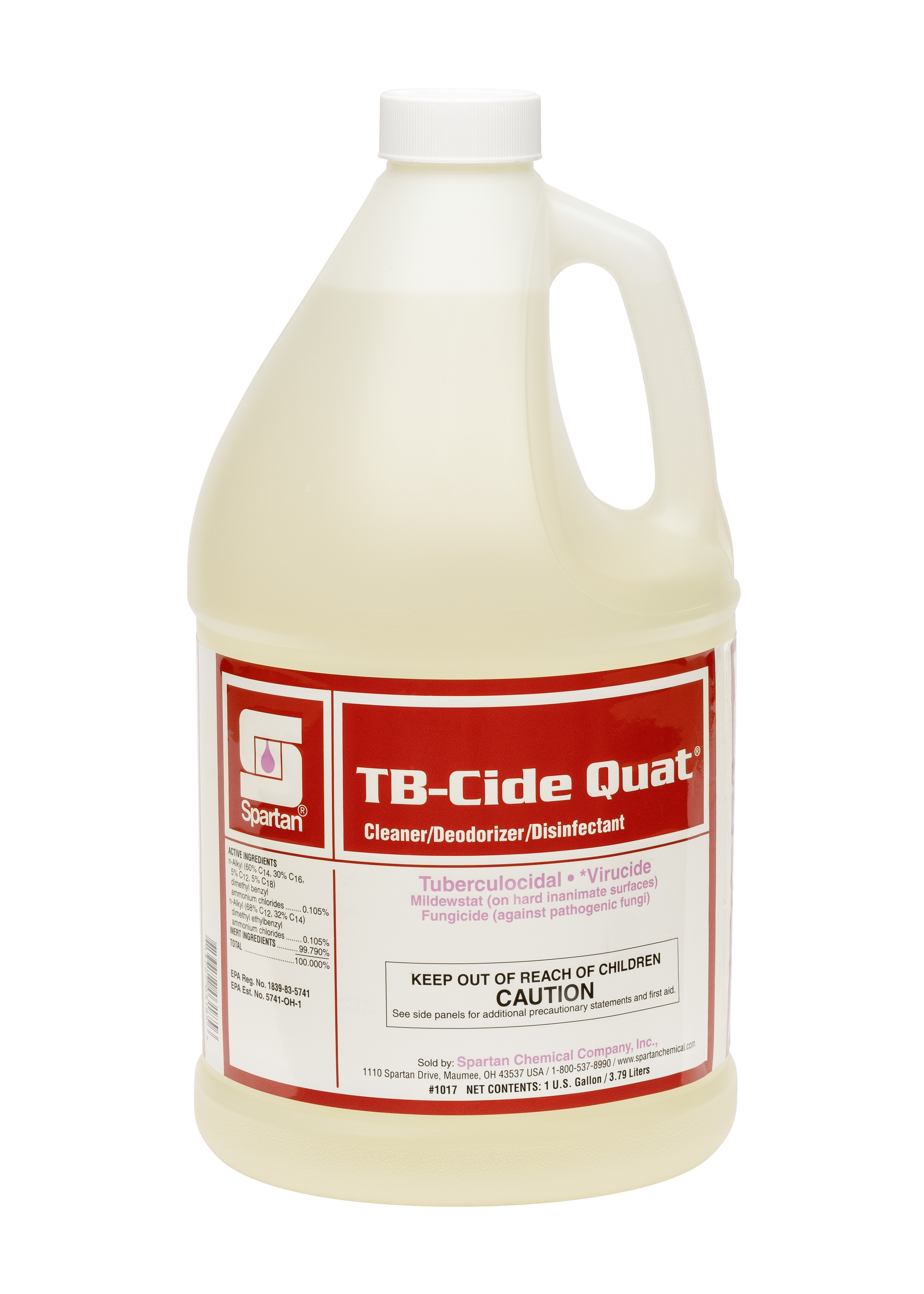 Spartan Chemical Company TB-Cide Quat, 1 GAL 4/CSE