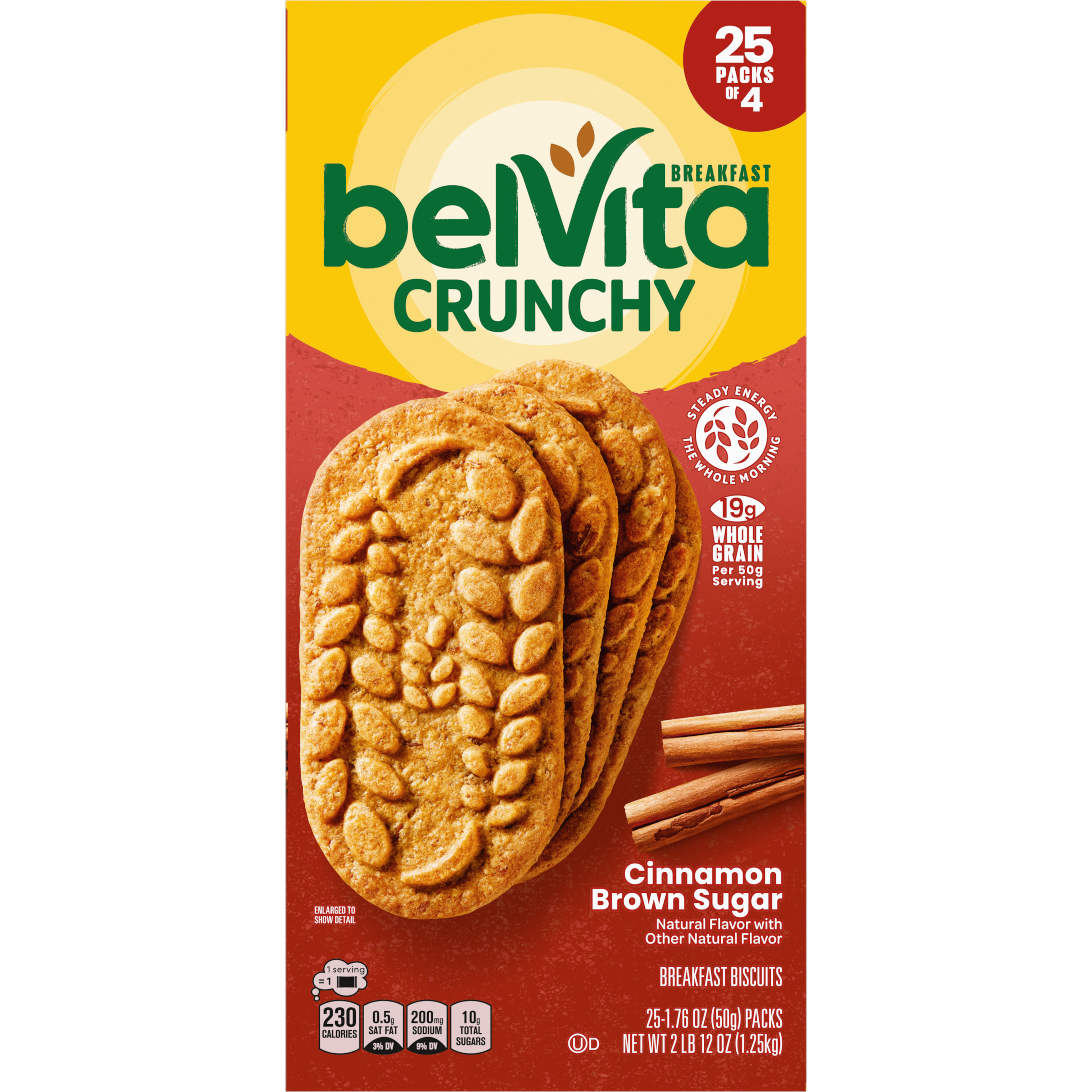 BELVITA Crunchy Cinnamon Brown Sugar Breakfast Biscuits 44 OZ-2