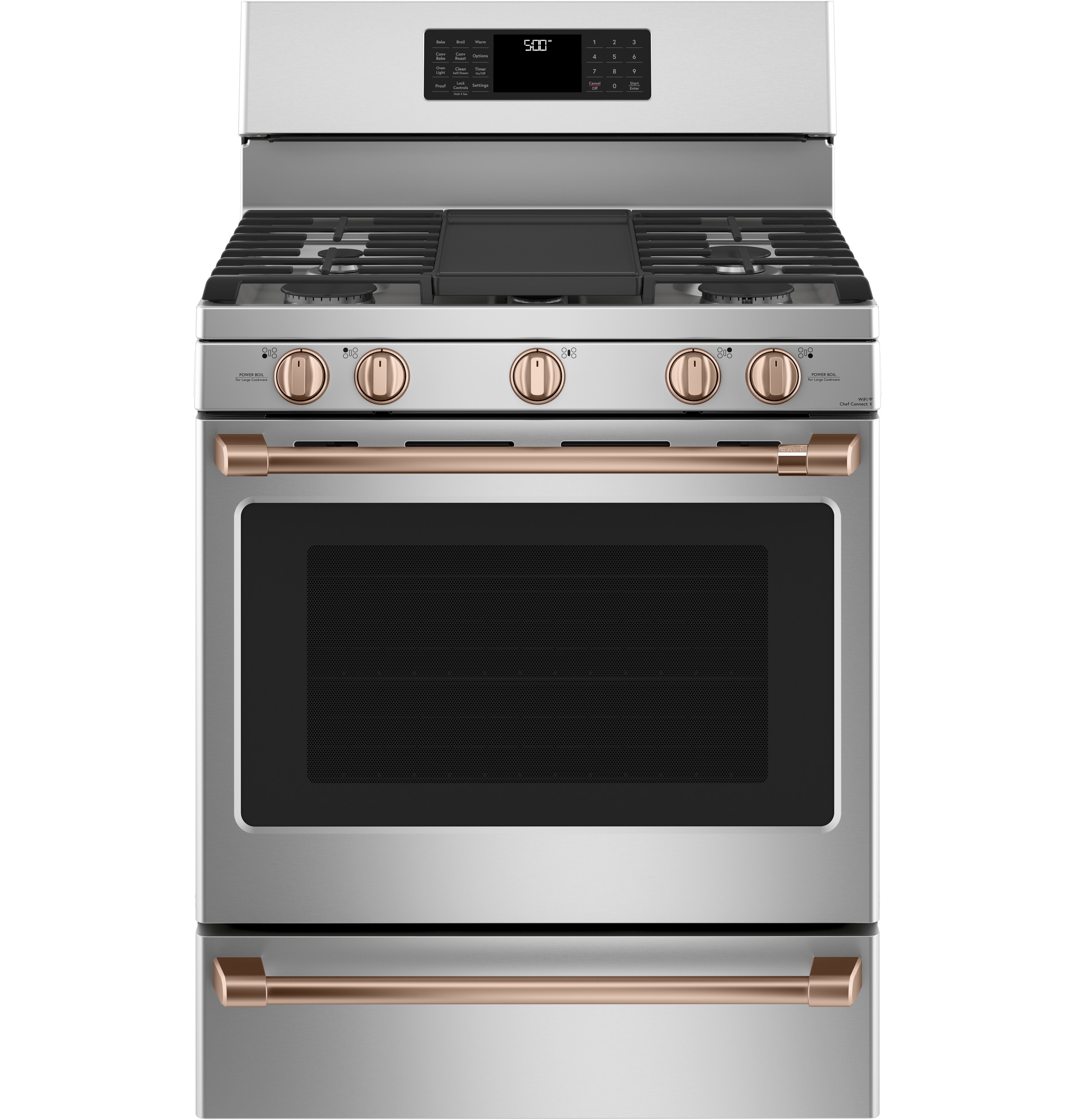 Freestanding Gas Knobs,Hndls Brushed Copper — Not Connectable view 4
