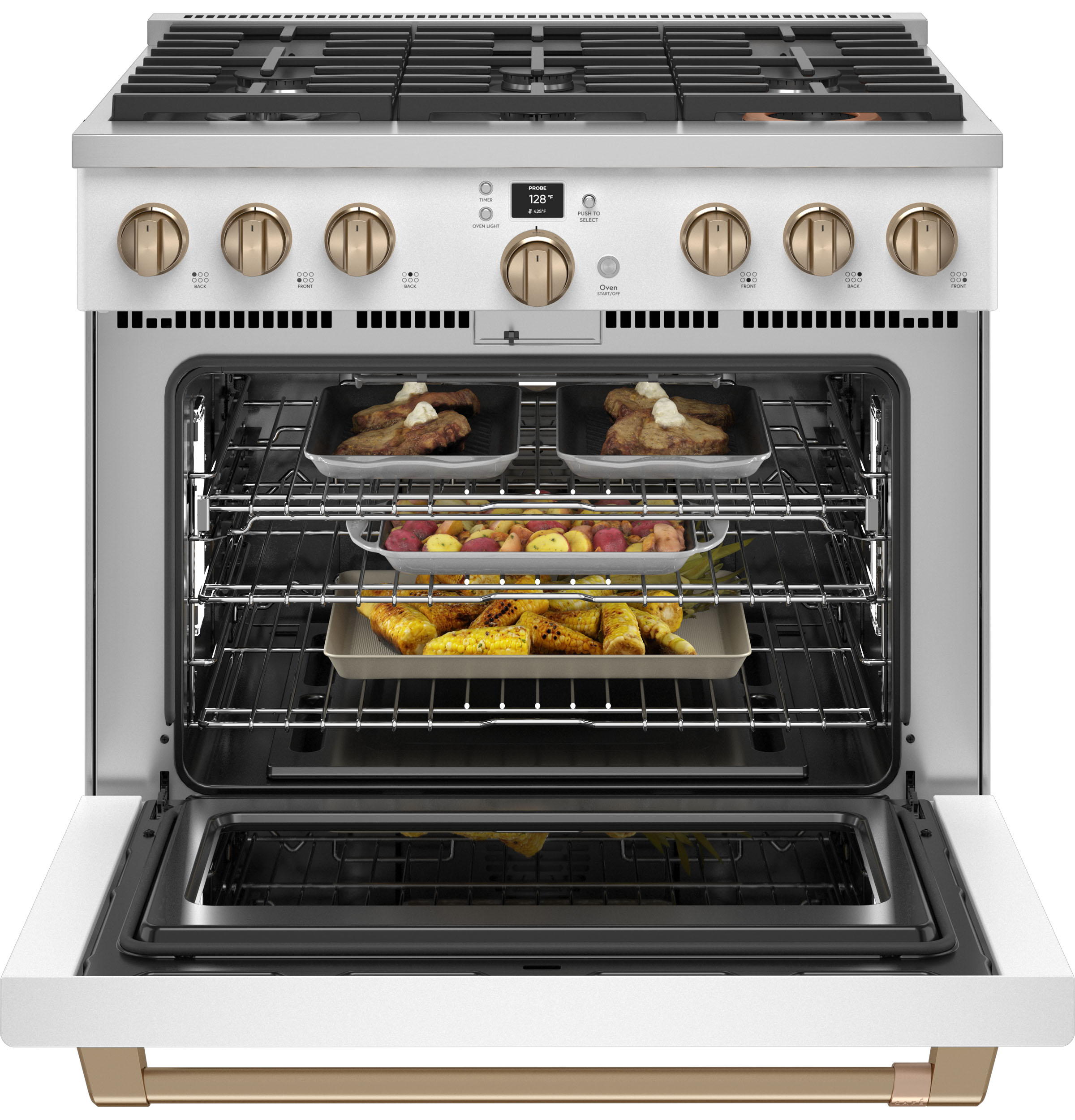 36" Width — 6 Burners — Gas — Conv — ADA Compliant — Connectable via built-in WiFi view 4
