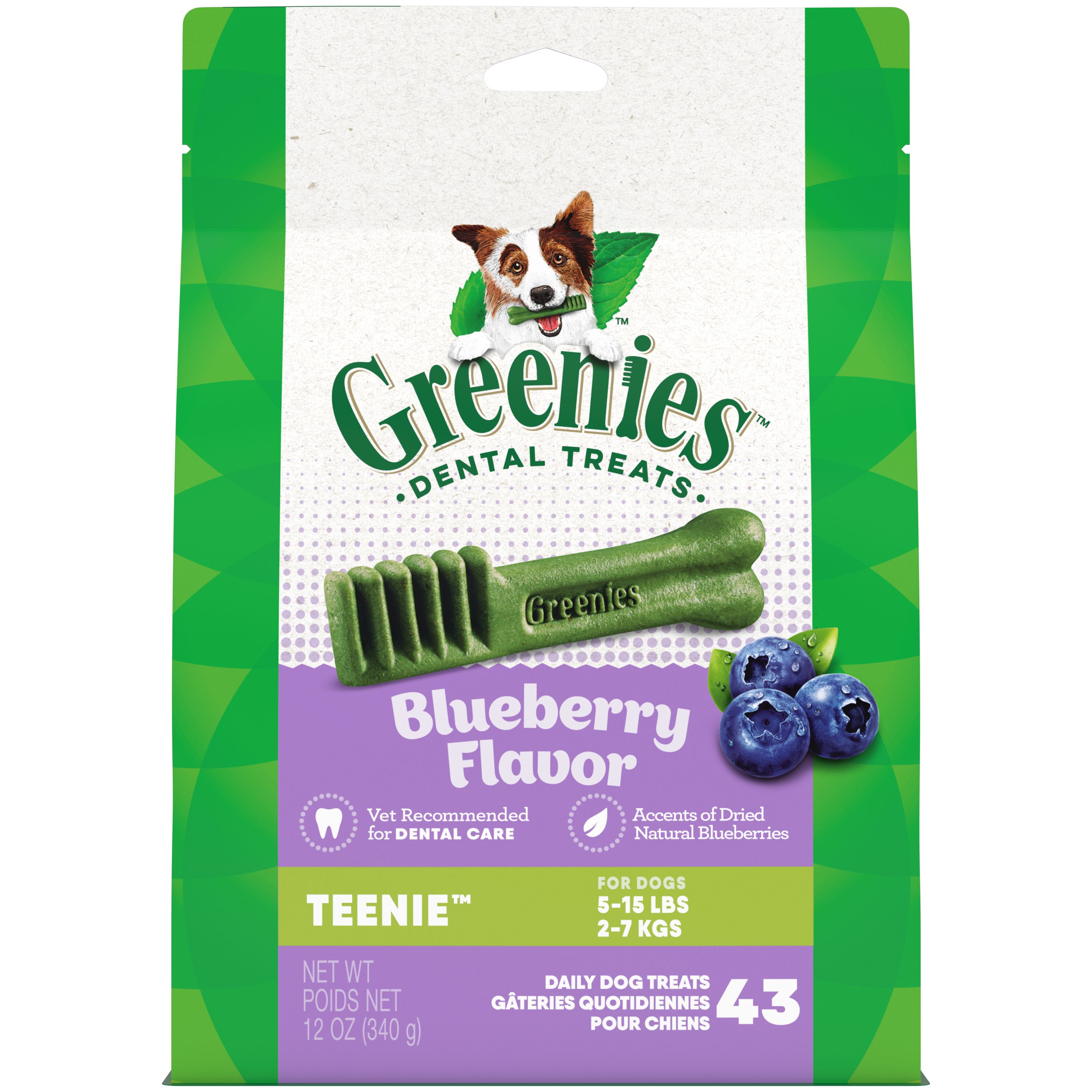 12 oz. Greenies Teenie Blueberry Treat Pack - Treats