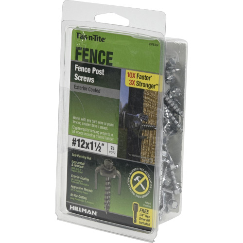 FasNTite ExteriorCoated Fence Post Screws (12 x 11/2")