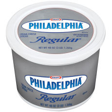 Kraft Philadelphia Regular Cream Cheese Spread 48 Oz Tub