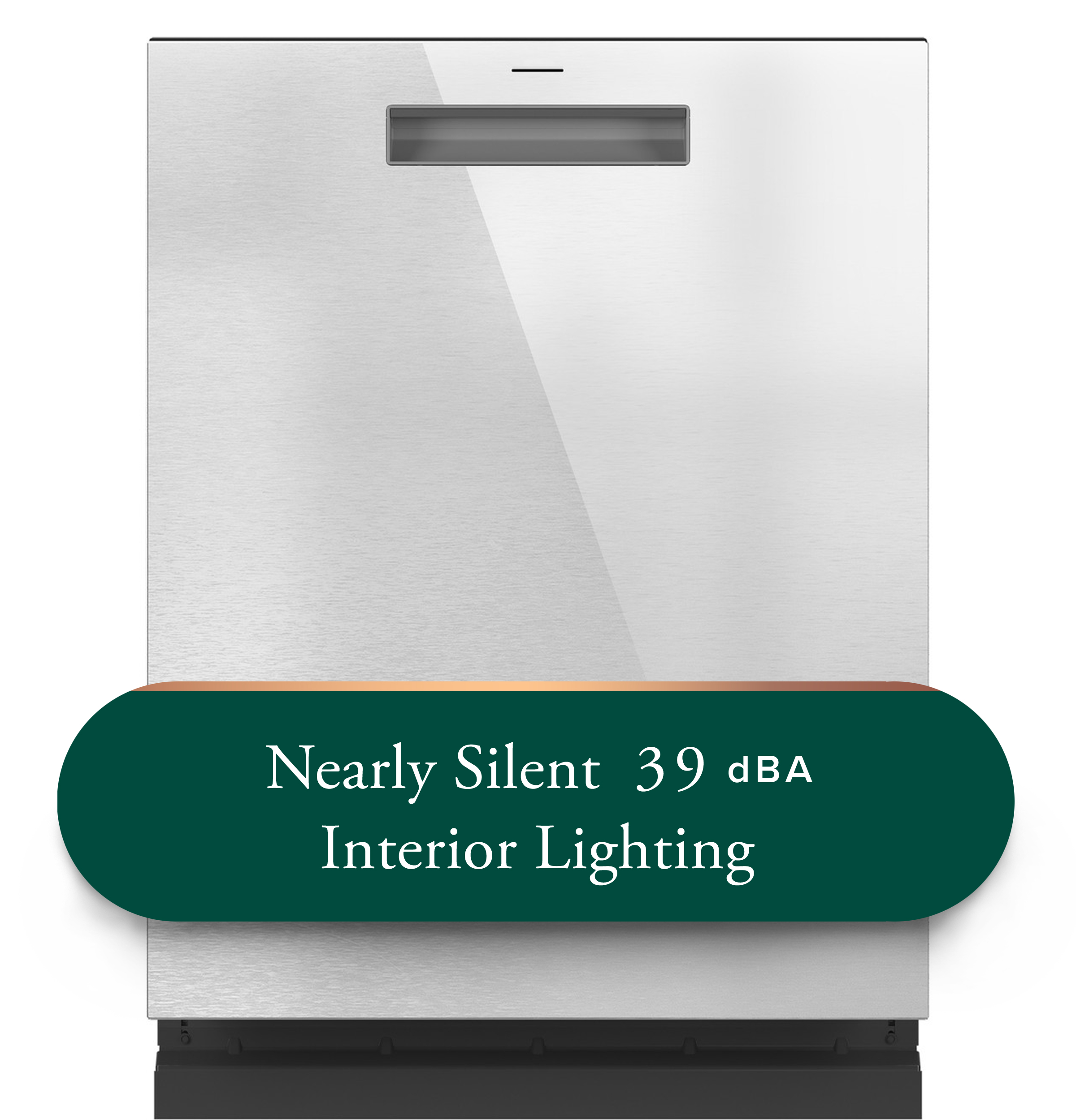 Cafe™ 24" Modern Glass Top Control Built In Dishwasher view 2