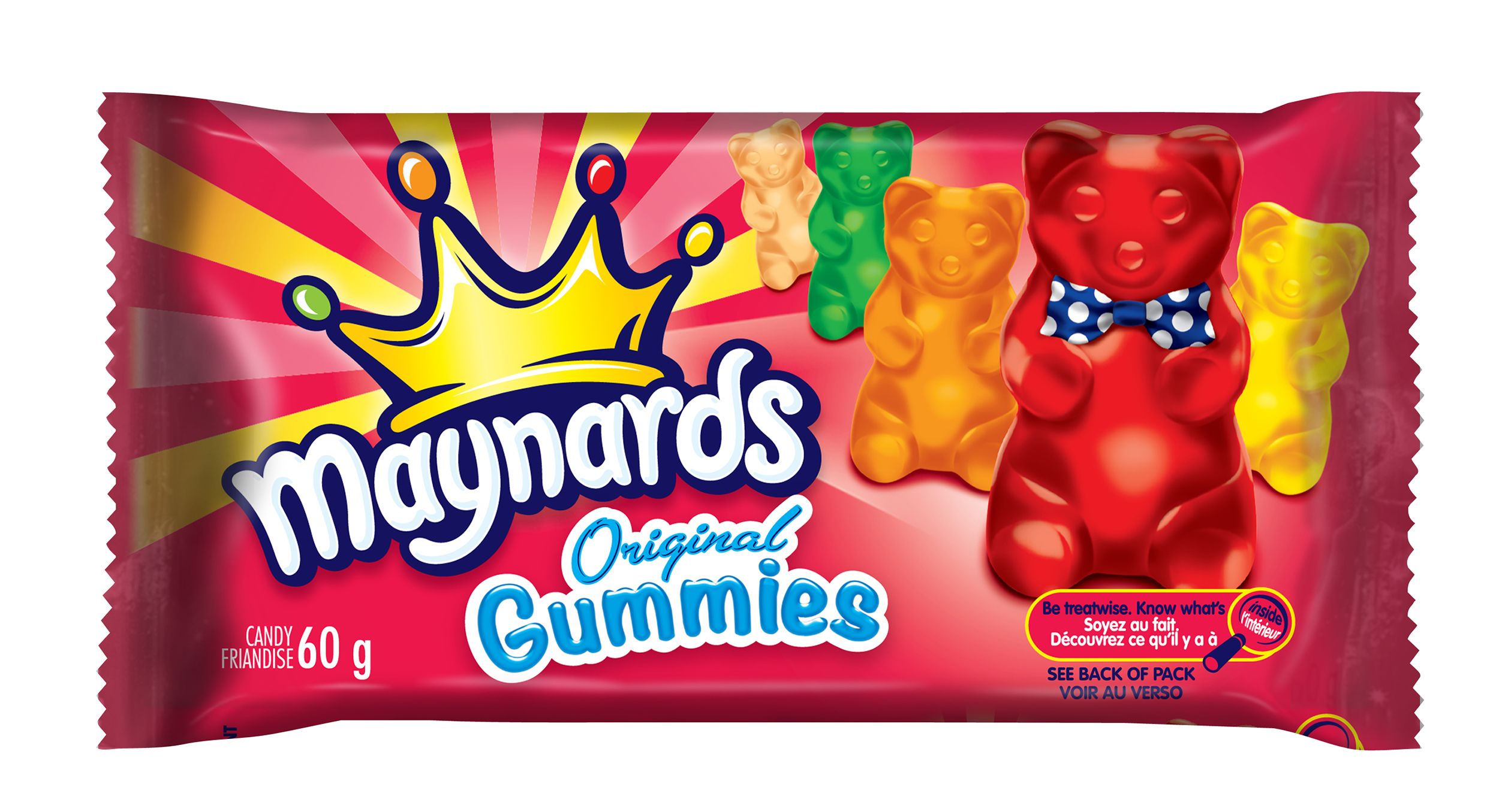 Maynards Original Gummies Assorted Soft Candy 60 G