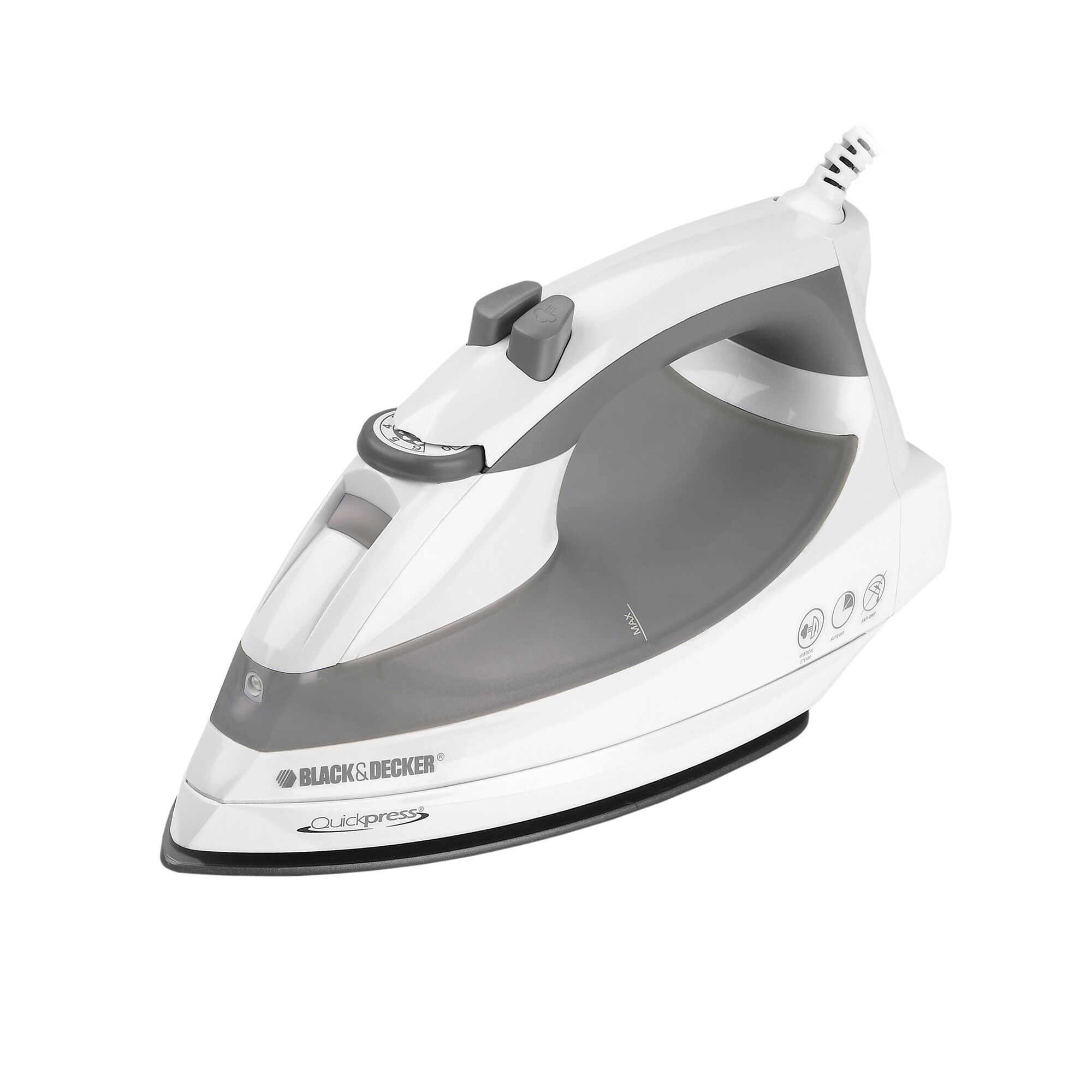 Quick press Iron with Smart Steam Technology.